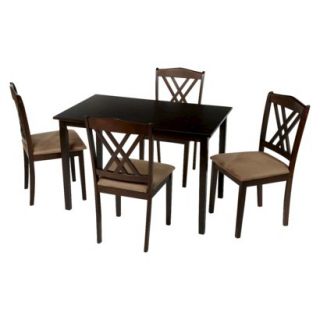 Target Dining Table Set 5 Piece Double Cross Back Dining Set