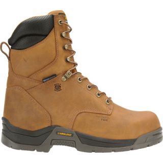 Carolina 8in. Waterproof Composite Safety Toe EH Work Boot   Copper, Size 8,