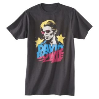 Mens David Bowie Starman Graphic Tee   Coal XL