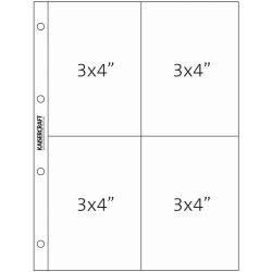 Captured Moments Pocket Pages 6 X8 10/pkg  (4) 3 X4 Pockets