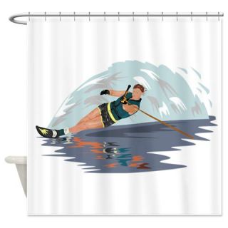  Water Skiing Shower Curtain  Use code FREECART at Checkout