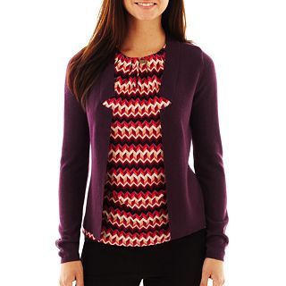 Worthington Notch Cardigan Sweater   Talls, Womens