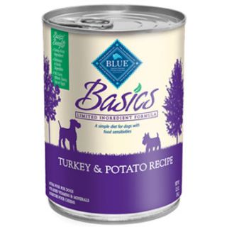 Blue Buffalo Basics Turkey & Potato Canned Adult Dog Food, Case of 12