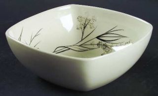 Crest Wood Cre2 Coupe Cereal Bowl, Fine China Dinnerware   Platinum Leaves     C