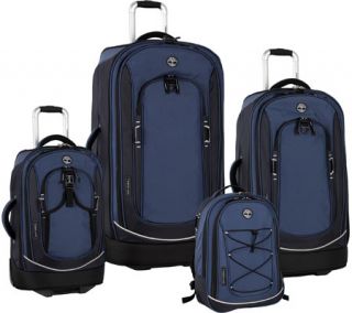 Timberland Claremont 4 Piece Luggage Set   Blue/Navy/Black Luggage Sets