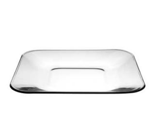 Anchor 10.5 in Square Glass Dinner Plate, Fully Tempered