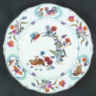 Haviland Golden Quail Dinner Plate, Fine China Dinnerware   France, Florals, Bir