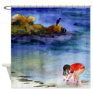  Shells on the Beach Bathroom Shower Curtain  Use code FREECART at Checkout