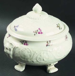 Wedgwood Swansea Round Covered Vegetable, Fine China Dinnerware   Patrician Shap