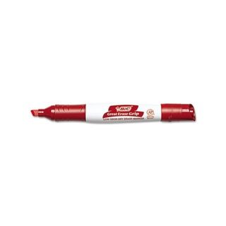 Great Erase Grip Chisel Tip Red Dry Erase Markers (pack Of 12)