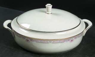 Lenox China Bellaire (Newer) Large Round Covered Vegetable, Fine China Dinnerwar