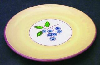 Stangl Blueberry Bread & Butter Plate, Fine China Dinnerware   Blueberry Center,