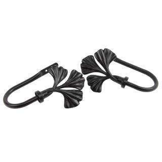 Black Luck Curtain Holdback Set (set Of 2) (BlackMaterials Steel Assembly required.The digital images we display have the most accurate color possible. However, due to differences in computer monitors, we cannot be responsible for variations in color bet