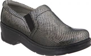 Womens Klogs Naples   Pewter Reptile Casual Shoes