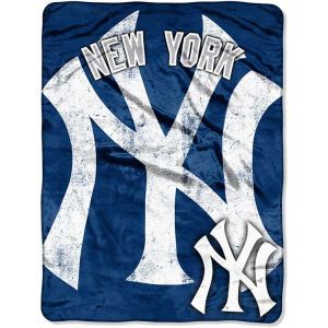 New York Yankees Northwest Company Micro Raschel 46x60 Triple Play