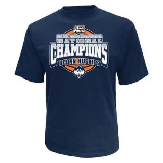 2014 NCAA Championship T Shirt UCONN Huskies Navy L