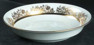 Oxford (Div of Lenox) Golden Dawn Coupe Soup Bowl, Fine China Dinnerware   Gold