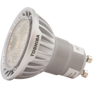 Toshiba 7GU10/827NFL25 LED Light Bulb, MR16 GU10 Narrow Flood, 120V, 6.5W (20W Equivalent) Dimmable 2700K 270 Lumens