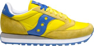 Mens Saucony Jazz Original   Yellow/Blue Sneakers
