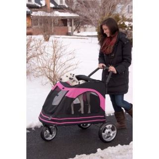 Pink Roadster Pet Stroller