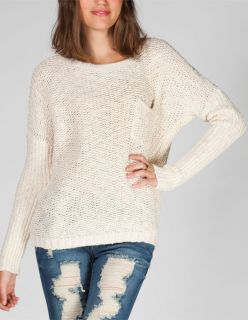 Good Day Sunshine Womens Sweater Cream In Sizes Large, Small, Medium, X Sm