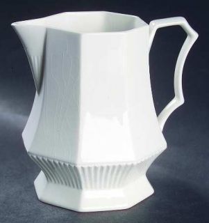 Independence Independence White 16 Oz Pitcher, Fine China Dinnerware   White, Oc