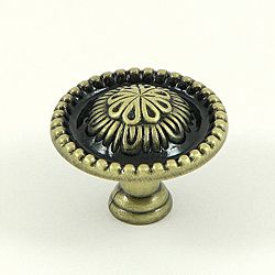 Stone Mill Hardware Acapulco Brushed Antique Brass Cabinet Knob (pack Of 25)