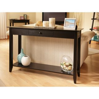 Convenience Concepts American Heritage Black Console Table   7103081 BL