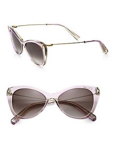 Elizabeth and James Fillmore Plastic Cats Eye Sunglasses   Purple Yellow