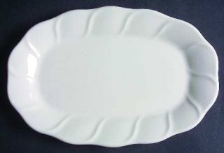 Pfaltzgraff Stratus Relish/Butter Tray, Fine China Dinnerware   Stoneware, White