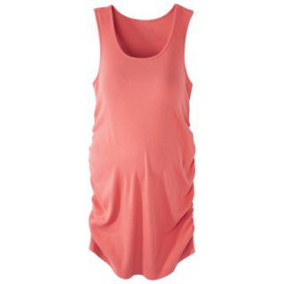 Merona Maternity Sleeveless Ribbed Tank Top   Sunbeam Pink XL