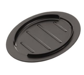 Service Ideas 13 in Insulated Skillet Holder w/ Side Rails, Rolled Edge, Black