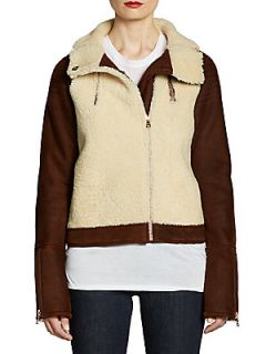 Belita Shearling Jacket   Espresso