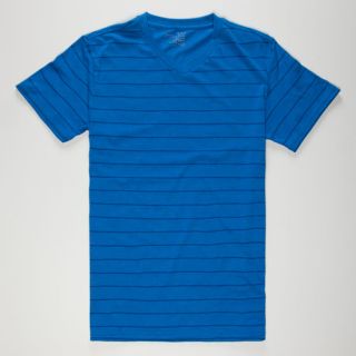 Pinstripe Mens T Shirt Royal In Sizes X Small, Large, Small, Medium,