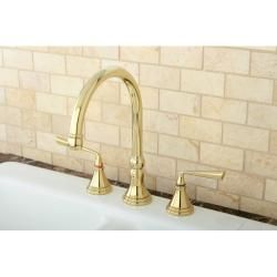 Polished Brass 3 hole Kitchen Faucet