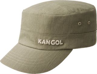 Mens Kangol Denim Army Cap   Beige Hats