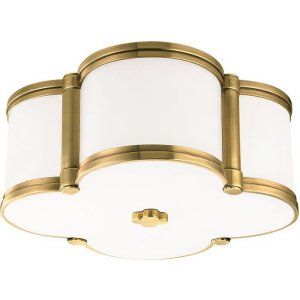 Hudson Valley HV 1212 AGB Chandler 2 Light Flush Mount