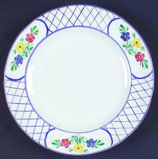 Herend Village Lattice Hill Salad Plate, Fine China Dinnerware   Floral Sprays,