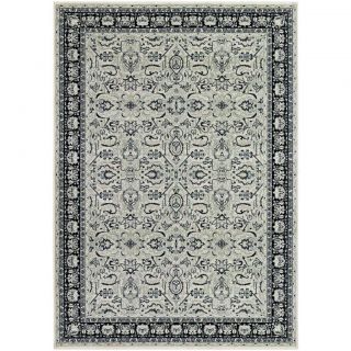 Bacara Camryn/ Cream ebony Power loomed Area Rug (311 X 53) (CreamSecondary Colors Ebony, Linen, PewterPattern FloralTip We recommend the use of a non skid pad to keep the rug in place on smooth surfaces.All rug sizes are approximate. Due to the differ