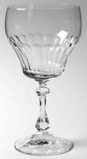 Schott Zwiesel Santiago Water Goblet   Clear,Cut,Thin Panel Design,No Trim