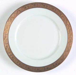 Haviland Du Barry Bread & Butter Plate, Fine China Dinnerware   Gold Encrusted B