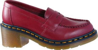 Womens Dr. Martens Kizzy Penny Loafer   Cherry Red Smooth Penny Loafers