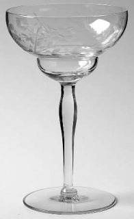 Tiffin Franciscan Cut 103 Champagne/Tall Sherbet   Stem#4000,Cut 103,Graycut,Flo