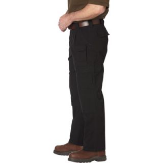 Gravel Gear 7 Pocket Tactical Pant with Teflon   Black, 46 Inch Waist x 30 Inch