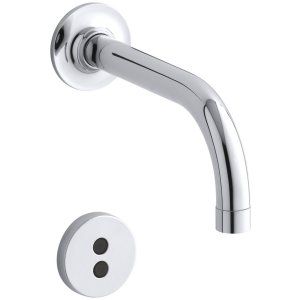 Kohler K T11841 CP Purist Wall Mount Faucet Trim with 6 In. Spout, Polished Chro