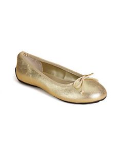 Ralph Lauren Girls Allie Patent Leather Ballet Flats   Gold