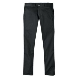 Dickies Mens Skinny Straight Fit Work Pants   Black 30x30