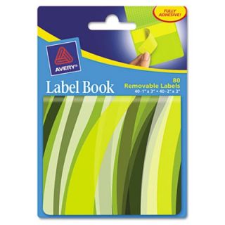 Avery Removable Label Pad Books