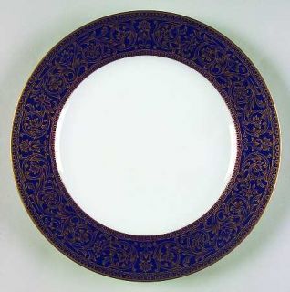 Sango Aristocrat Salad Plate, Fine China Dinnerware   Gold Scrolls On     Cobalt