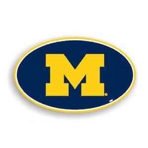 Michigan Wolverines 8in Car Magnet